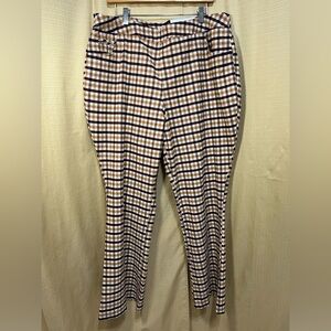 Adorable, Plaid, Flare Pants in Brown and Black (Brand: Cato)